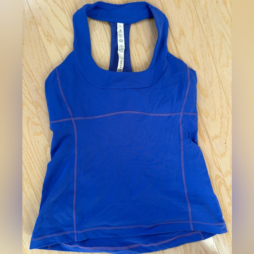 Lululemon Blue Racerback Tank